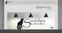 Desktop Screenshot of cafeteatroserendipia.com